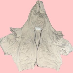 Aeropostale Tan Fleece Hoodie